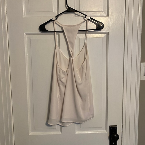 White Twist Back Tank - Size Small - Picture 5 of 5